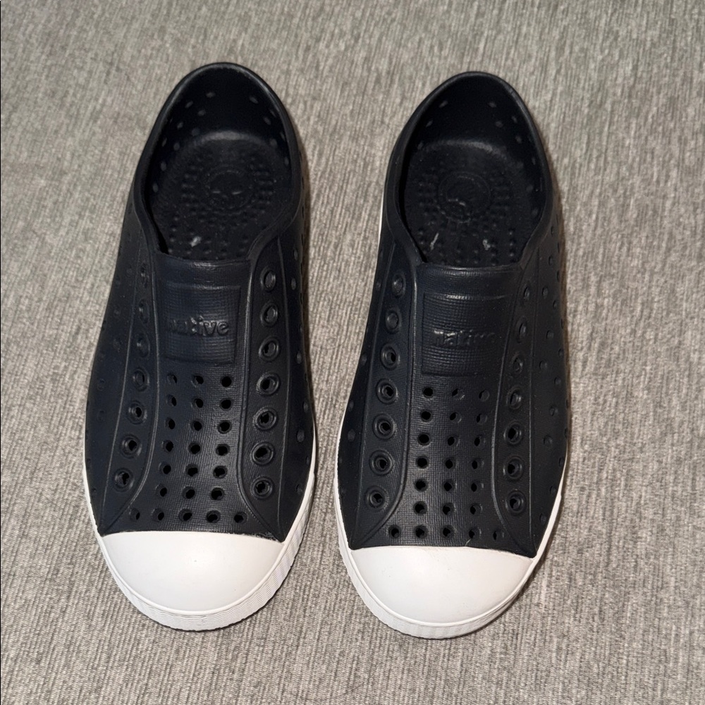 Native Kids Shoes in Black and White